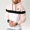 Promo 👏 Sweat Capuche Tricolore Avec Broderie 035 Blanc Noir Rose de Final Club ⭐ -Final Club Soldes final club 127957 final 035 20180828T175724 011
