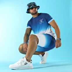 Meilleur prix 😉 Tee 👕 Shirt Oversize Dégradé Avec Broderie 015 Bleu Et Blanc de Final Club 👏 -Final Club Soldes final club 137057 FINAL 015 TPDT 20210512T094343 07