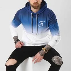 Les meilleures critiques de ✔️ Sweat Capuche Dégradé Avec Broderie 036 Bleu Et Blanc de Final Club 👍 -Final Club Soldes final club 137060 final 036 20180903T143704 05
