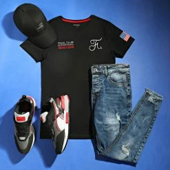 Les meilleures critiques de ⭐ Tee 👕 Shirt Capsule USA Avec Patch Et Broderie 372 Noir de Final Club 😀 -Final Club Soldes final club 212838 FINAL 372 20210630T154328 05