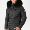 Bon marché 🌟 Doudoune Capuche Premium Tech Fourrure Noir de Final Club ⭐ -Final Club Soldes final club 219837 FINAL DOUDOUNE TECH FUR NOIR 20200909T140440 01