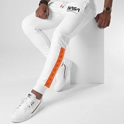 Offres 🎁 Pantalon Jogging Space Exploration 360 Blanc de Final Club 😀 -Final Club Soldes final club 220528 FINAL 360 20200703T121700 03