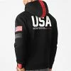 Vente flash 🛒 Sweat Capuche Capsule USA Avec Patchs Et Broderie 365 Noir de Final Club 💯