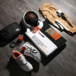 Nouveau ❤️ Sweat Capuche Nasa Half Limited Edition Noir Blanc Détails Orange Fluo de Final Club ❤️ -Final Club Soldes final club 236667 FINAL 535 20210201T112103 06