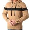 Bon marché 🧨 Sweat Capuche Bicolore Avec Broderie 445 Noir Camel de Final Club ⌛ -Final Club Soldes final club 246269 FINAL 445 20210311T143559 01