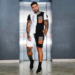 Acheter 🔔 Short Jogging Half Limited Edition Noir Blanc Détails Orange Fluo de Final Club 👏 -Final Club Soldes final club 251965 FINAL 565 20210526T082314 05