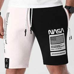 Acheter 👏 Short Jogging Half Colors Limited Edition 572 Noir Rose Pale de Final Club 🧨