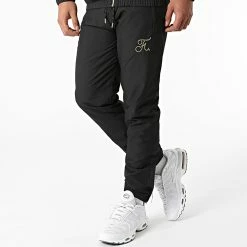 Tout neuf 😀 Ensemble De Survêtement Gold Label Avec Bandes Et Broderie 459 Noir de Final Club 👏 -Final Club Soldes final club 258947 FINAL 459 20210701T081017 04