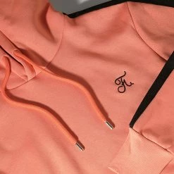 Remise 👏 Sweat Capuche Premium A Bande 632 Orange Pastel de Final Club ✨ -Final Club Soldes final club 263277 FINAL 632 20210617T143643 05