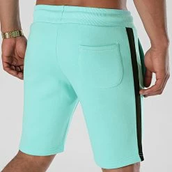 Promo 🛒 Short Jogging Premium Avec Bande 649 Bleu Pastel de Final Club 🧨 -Final Club Soldes final club 263336 FINAL 649 20210615T120428 04