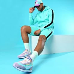 Promo 🛒 Short Jogging Premium Avec Bande 649 Bleu Pastel de Final Club 🧨 -Final Club Soldes final club 263336 FINAL 649 20210616T140947 05