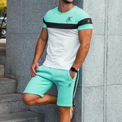 Promo 🛒 Short Jogging Premium Avec Bande 649 Bleu Pastel de Final Club 🧨 -Final Club Soldes final club 263336 FINAL 649 20210721T101223 05