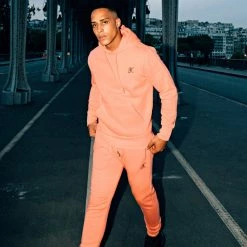Budget 😉 Pantalon Jogging Premium Avec Broderie 656 Orange Pastel de Final Club 🤩 -Final Club Soldes final club 263343 FINAL 656 20210825T085046 07