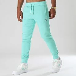Le moins cher ⌛ Pantalon Jogging Premium Avec Broderie 657 Bleu Pastel de Final Club ⭐