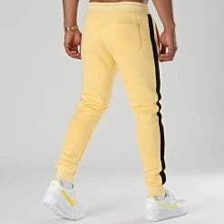 Vente flash 😍 Pantalon Jogging Premium Avec Bande 663 Jaune Pastel de Final Club 🔥 -Final Club Soldes final club 263349 FINAL 663 20210615T080205 04