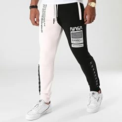 Coupon ❤️ Pantalon Jogging Half Colors Limited Edition Noir Rose Pale de Final Club 👏