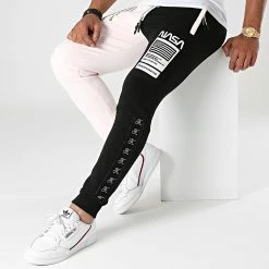 Coupon ❤️ Pantalon Jogging Half Colors Limited Edition Noir Rose Pale de Final Club 👏 -Final Club Soldes final club 263361 FINAL 687 20210618T150621 03