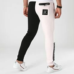 Coupon ❤️ Pantalon Jogging Half Colors Limited Edition Noir Rose Pale de Final Club 👏 -Final Club Soldes final club 263361 FINAL 687 20210618T150623 04