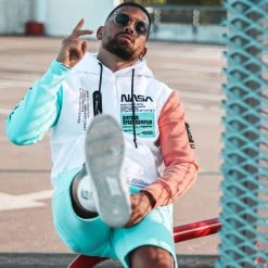 Meilleure vente 😀 Sweat Capuche Nasa Space Limited Edition Pastel 705 Blanc de Final Club 👍 -Final Club Soldes final club 266450 FINAL 705 20210721T101424 06