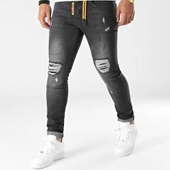 Les meilleures critiques de 🔥 Jean Skinny Avec Déchirures 0001 Noir de Final Club 👍