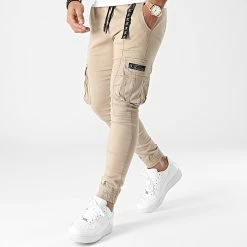 Promo 🥰 Pantalon Cargo 828 Beige de Final Club 💯 -Final Club Soldes final club 287962 FINAL 828 20211108T145233 03