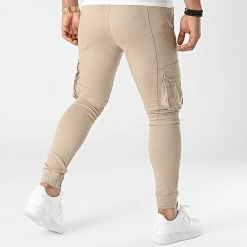 Promo 🥰 Pantalon Cargo 828 Beige de Final Club 💯 -Final Club Soldes final club 287962 FINAL 828 20211108T145234 04