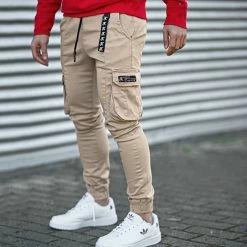 Promo 🥰 Pantalon Cargo 828 Beige de Final Club 💯 -Final Club Soldes final club 287962 FINAL 828 20220128T144312 05