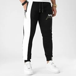 Le moins cher 😍 Pantalon Jogging Nasa Final Edition Noir Blanc Détails Or de Final Club 🔥