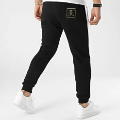 Le moins cher 😍 Pantalon Jogging Nasa Final Edition Noir Blanc Détails Or de Final Club 🔥 -Final Club Soldes final club 290293 FINAL 817 20220121T153415 06