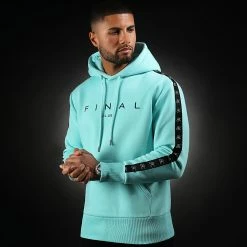 Meilleure affaire 🥰 Sweat Capuche A Bandes Avec Broderie 780 Bleu Pastel de Final Club 😀 -Final Club Soldes final club 291239 FINAL 780 20220119T122252 03