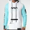 De gros 🧨 Sweat Capuche NASA Final Edition 846 Blanc Bleu Pastel de Final Club 😍