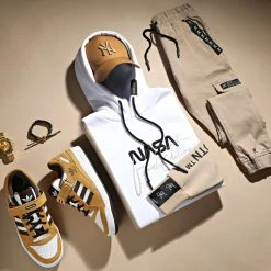 Meilleur prix 🛒 Sweat Capuche Nasa Final Edition 847 Blanc Beige de Final Club 😀 -Final Club Soldes final club 292341 FINAL 847 20220224T084006 05