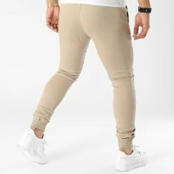 Le moins cher ⭐ Jogger Pant Premium Skinny Fit 827 Beige de Final Club 🌟 -Final Club Soldes final club 295361 FINAL 827 20220121T150651 05