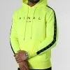 Grosses soldes 🥰 Sweat Capuche A Bandes Avec Broderie 839 Jaune Fluo de Final Club ❤️ -Final Club Soldes final club 295407 FINAL 839 20220308T154920 03