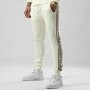 Meilleure affaire 🎁 Pantalon Jogging Couture Edition Avec Bande Brodée 756 Blanc Creme de Final Club 🔔 -Final Club Soldes final club 295754 FINAL 756B 20220406T091037 01