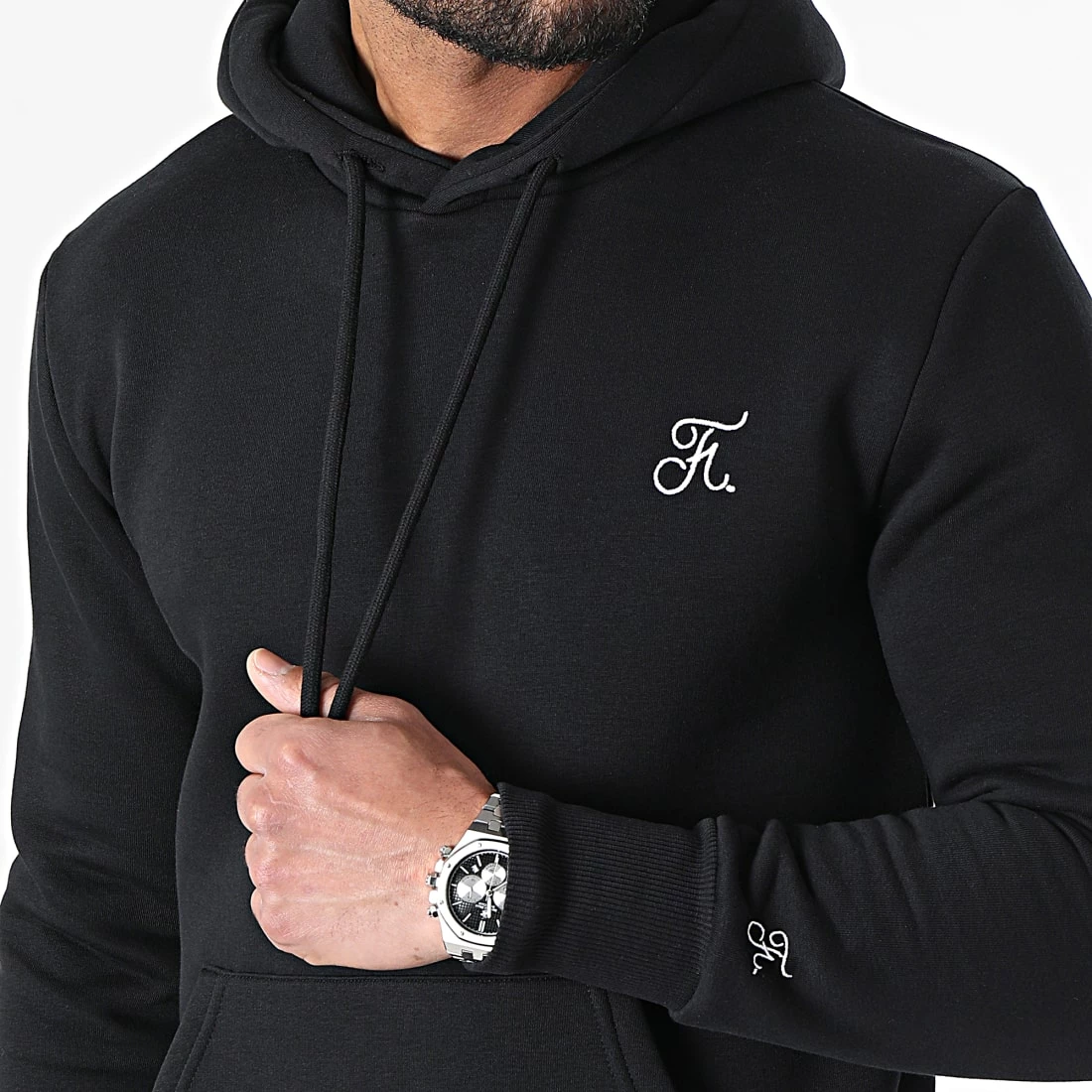 Bon marché 🔥 Sweat Capuche Premium Final Edition 830 Noir de Final Club 🤩 6 Bon marché 🔥 Sweat Capuche Premium Final Edition 830 Noir de Final Club 🤩 – Image 4