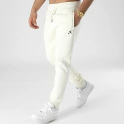 Tout neuf ✔️ Pantalon Jogging Premium Avec Broderie 902B Natural de Final Club ✔️ -Final Club Soldes final club 301253 FINAL 902B 20220317T075722 03