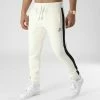 Remise 👍 Pantalon Jogging Premium A Bandes 907B Natural de Final Club ⭐ -Final Club Soldes final club 301260 FINAL 907B 20220318T085637 01