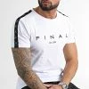 Meilleure vente 👍 Tee 👚 Shirt A Bandes Logo Premium Fit 936 Blanc de Final Club 💯 -Final Club Soldes final club 303492 FINAL 936 20220419T143942 01