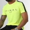 Budget 🧨 Tee 👚 Shirt A Bandes Logo Premium Fit 939 Jaune Fluo de Final Club ⭐ -Final Club Soldes final club 303495 FINAL 939 20220419T145240 01