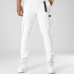 Coupon ✨ Pantalon Cargo Skinny Fit 945 Blanc de Final Club 🔔 -Final Club Soldes final club 304435 FAB FINAL 945 20220505T154736 03