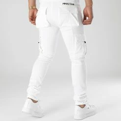 Coupon ✨ Pantalon Cargo Skinny Fit 945 Blanc de Final Club 🔔 -Final Club Soldes final club 304435 FAB FINAL 945 20220505T154740 05
