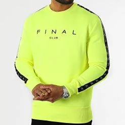 Le moins cher 🥰 Sweat Crewneck A Bandes Avec Broderie 957 Jaune Fluo de Final Club 🌟 7 Le moins cher 🥰 Sweat Crewneck A Bandes Avec Broderie 957 Jaune Fluo de Final Club 🌟 -Final Club Soldes final club 305575 FINAL 957 20220426T155213 01
