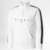 Le moins cher 💯 Sweat Col Zippé A Bandes Avec Broderie 964 Blanc de Final Club 🛒 -Final Club Soldes final club 306017 FINAL 964 20220624T141050 04