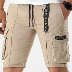 Nouveau 🧨 Short Cargo Jogger 915 Beige de Final Club 🥰 -Final Club Soldes final club 312060 FINAL 915 20220609T150205 01