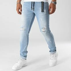 Budget 🛒 Jean Slim Fit Avec Destroy 953 Bleu Denim Wash de Final Club ✨ -Final Club Soldes final club 312961 FINAL 953 20220513T145145 03