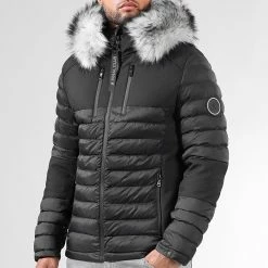 Offres 🔥 Doudoune Night Shark Avec Fourrure Grise 0022 Noir de Final Club ⌛ -Final Club Soldes final club 316062 FINAL 1150510 0022 20221005T104819 03