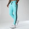 Grosses soldes 👏 Pantalon Jogging A Bandes et Broderie 1001 Bleu Pastel de Final Club 🤩 -Final Club Soldes final club 317672 FINAL 1001 20220628T144314 01