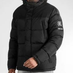 Nouveau ✔️ Doudoune Capuche Dark Interstellar 0015 Noir de Final Club 🔔