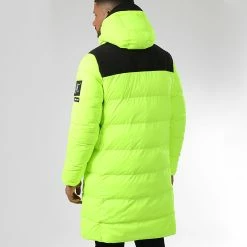 Nouveau 🥰 Doudoune Longue Chauffante Comme Des Loups X Final Club Dark Interstellar Limited Jaune Fluo 👏 -Final Club Soldes final club 318095 1150510 0020 20221018T154854 04